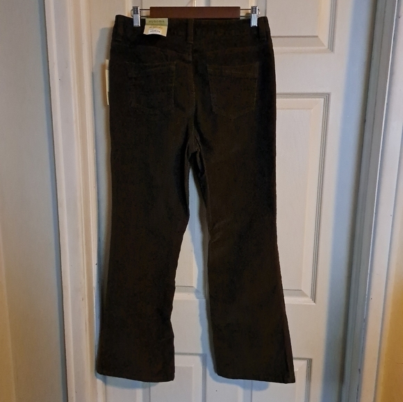 Sonoma NWT corduroy  original boot dark brown pants size 10 short - Picture 6 of 8